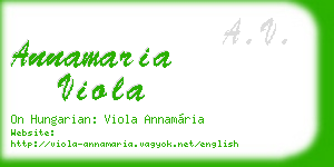annamaria viola business card