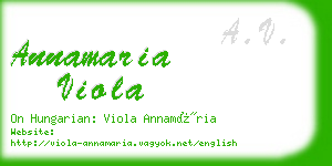 annamaria viola business card